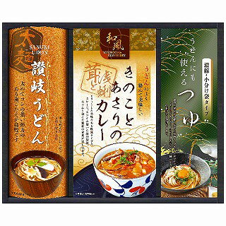 ●セット内容／讃岐うどん(太麺)300g・うどん用きのことあさりのカレー200g各1袋・麺つゆ(濃縮タイプ)20ml×3袋●箱サイズ／26.7×4.3×22.5cm●原産国／日本製●賞味期間／製造日より常温約360日●アレルゲン／小麦●重量／828g日本三大うどんのひとつ「讃岐うどん」をカレーうどんで美味しく食べられるセットです。オリジナルのうどん用のカレーで、簡単うどんをお召し上がりください。