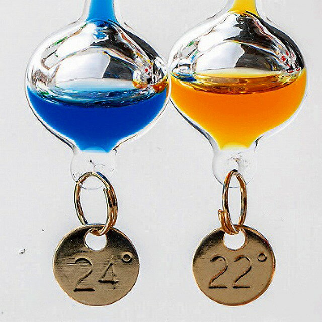 ガラスフロート温度計クラウド 333-211