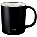 ハリオ セラミックコーティング真空二重保温マグ350ml(ブラック) CMG-350-B