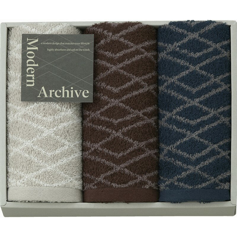 Modern Archive フェイスタオル3P(3)