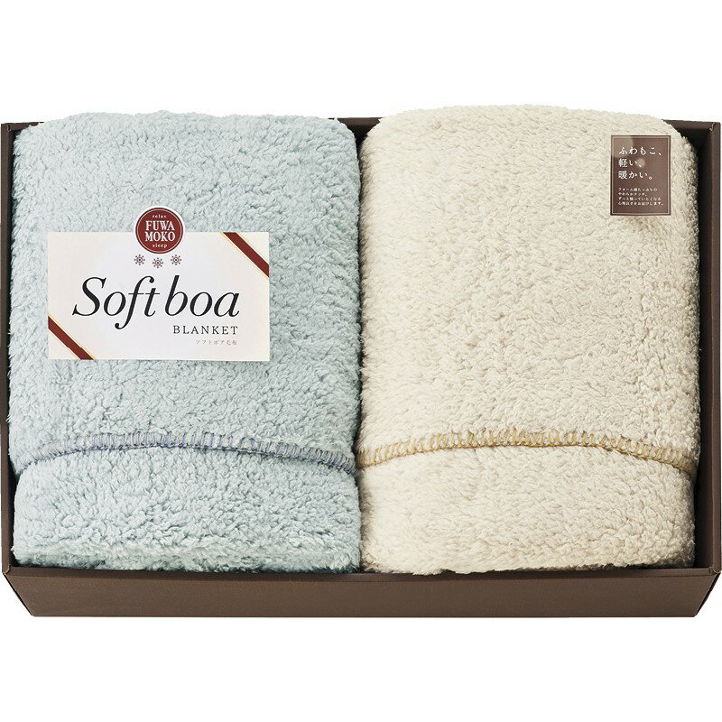ソフトボア 毛布2P