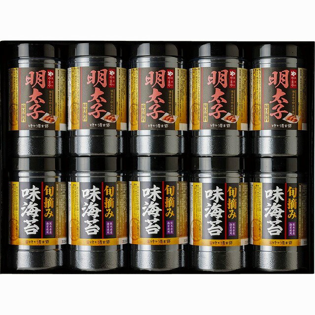 食卓のやまや 博多辛子明太子味海苔&旬摘み味海苔セット