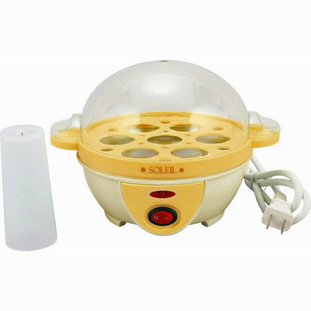 ●10%OFF／ソレイユ 電気ゆでたまご器