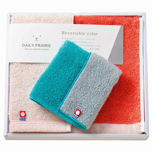 Towel - 10%ポイントUP／●DAILY PRAIRIE／リバーシブル／フェイスタオル&タオルハンカチ