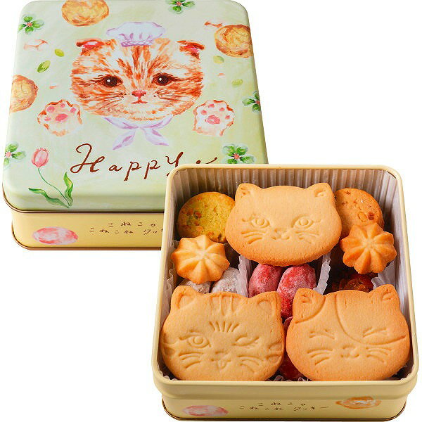 こねこのこねこねクッ こねこのこねこねクッキー缶