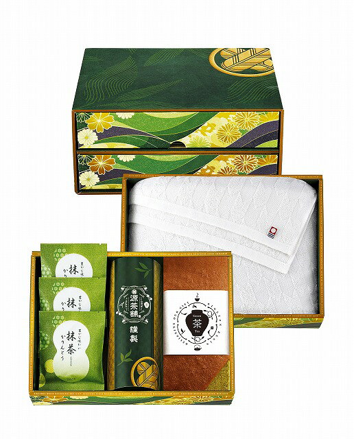●材質／フェイスタオル：綿100％●セット内容／抹茶かすてら1本・煎茶30g・抹茶かりんとう10g×3・今治フェイスタオル340×780mm 【卵・乳成分・小麦】●箱サイズ／箱240×325×150mm●賞味期間／60日間●原産国／JPN伝統と革新のその先に— Honoka chaRono kiwami niDanbako 宝乃菓 茶露の極み 二段箱 創業百余年、伝統のなかに進化を。抹茶かりんとう、かすてらを贈答用ギフトでお届けします。 Green tea 煎茶 Matcha Karinto お口の中で広がる抹茶の香り抹茶かりんとう Matcha Castella 和三盆糖と抹茶の贅沢なハーモニー抹茶かすてら Imabari Towel 今治タオル