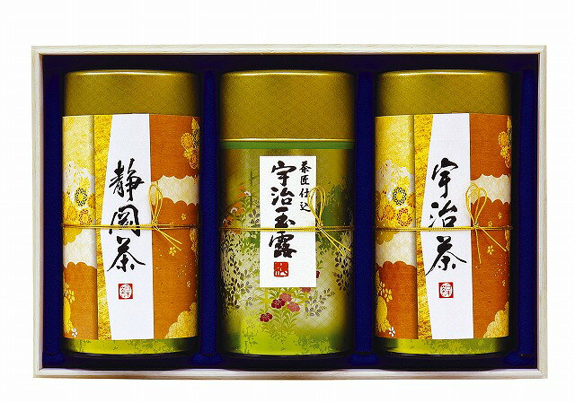 ●材質／●セット内容／静岡茶（匠）100g・宇治玉露60g・宇治茶（匠）100g●箱サイズ／木箱185×280×95mm●賞味期間／365日間●原産国／JPN●重量／930g日本各地の銘茶を詰合せました。