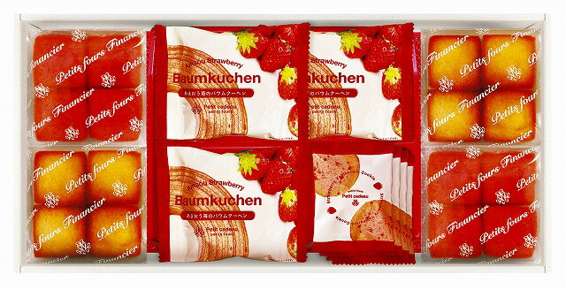 あまおう苺バウムクーヘン&プチフィナンシェ ギフトボックス