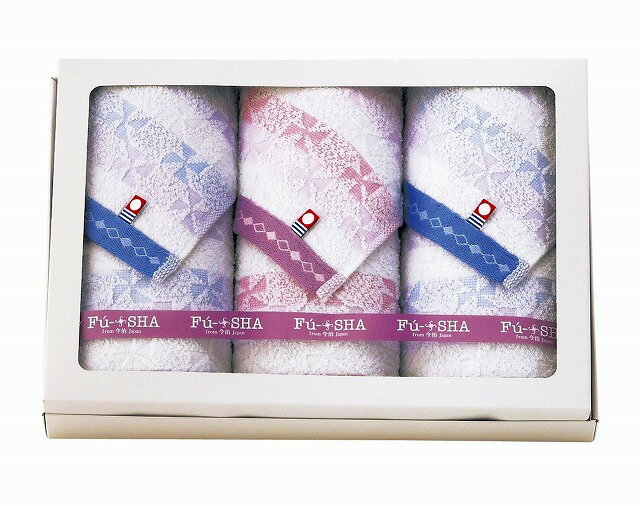 Face Towel - 20%ポイントUP／F?-SHA（風車）●／今治産 フェイスタオル3P