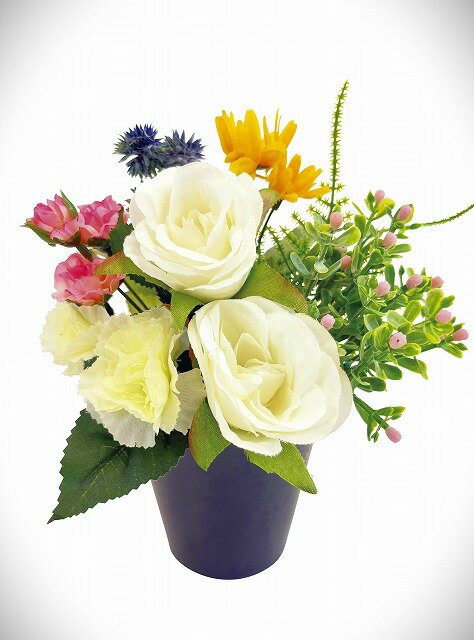 SC触媒加工●／アーティフィシャルフラワー供花 和み●／ホワイト