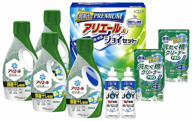 ●セット内容／アリエールジェル部屋干し超消臭700g×4、除菌ジョイ170ml×2、液体洗たく槽クリーナーPRO200g×2●箱サイズ／箱280×260×180mm●原産国／JPN●重量／4740g