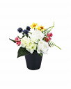 SC触媒加工 アーティフィシャルフラワー供花 和み パープル 25-bukka-25p
