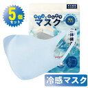 〈5個セット〉【夏用冷感マスク】サラッとひんやりマスク ジッパー袋入り 男女兼用ふつうサイズ★☆暑い夏にぴったり!冷感素材でひんやり快適、サラッとした付け心地のマスク。ジッパー袋入りなのでとても衛生的。男女兼用でイベント配布用にも最適です☆★