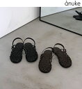 【予約商品】anuke アンヌーク Braid Flat Shoes 62521028 7月末〜8月末入荷予定 後払い決済利用不可 2025Fall/Winte...