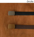 【予約商品】anuke アンヌーク Reversible Plate Belt 62521003 9月末~10月末入荷予定 後払い決済利用不可 2025Fall/Winter 2025秋冬 新作 キャンセル返品不可 先行予約