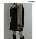 【予約商品】anuke アンヌーク Cocoon Mini Onepiece 62520305 9月末~10月末入荷予定 後払い決済利用不可 2025Fall/Winter 2025秋冬 新作 キャンセル返品不可 先行予約