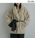 【予約商品】anuke アンヌーク Eco Minkfur Jacket 62520101 11月末〜12月末入荷予定 後払い決済利用不可 2025Fall/Winter 2025秋冬 新作 キャンセル返品不可 先行予約(4)