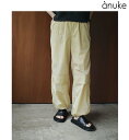 【SALE50%OFF】【即日発送】anuke アンヌーク Nylon Tech Pants 62420706 ナイロンテックパンツ 2024FallWinter 2024秋冬 新作 キャンセル返品不可