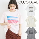 【5/15(木)10時〜10%OFF 5/20(火)まで】【即日発送】COCODEAL ココディール グラフィックTシャツ 75221378 ネコポス送料無料 ...