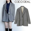 COCODEAL ココディール T/Rオーバージャケット 74114114 24SS 2024春夏 新作 キャンセル返品不可 あす楽