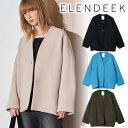 【SALE50%OFF+エントリーでP2倍】【土日祝も即日発送】ELENDEEK エレンディーク FORM SHORT WOOL CT 512360000001 フォームショートコート 23FW 2023秋冬 新作 キャンセル返品不可 あす楽