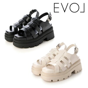 【期間限定10%OFF】【予約商品】EVOL イーボル 厚底グルカサンダル IW5392 4月末～5月末入荷予定 後払い決済利用不可 24SS 2024春夏 新作 キャンセル返品不可 予約