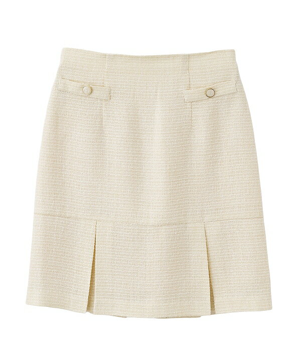 【SALE20%OFF+2BUY10％OFFクーポン有】【即日発送】LILLIAN CARAT リリアンカラット ツイードタックミニスカート 46217165 26SS 2026春夏 新作 キャンセル返品不可 real-co-10025960 セレクトショップreal サンプル画像2