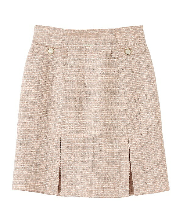 【SALE20%OFF+2BUY10％OFFクーポン有】【即日発送】LILLIAN CARAT リリアンカラット ツイードタックミニスカート 46217165 26SS 2026春夏 新作 キャンセル返品不可 real-co-10025960 セレクトショップreal サンプル画像3