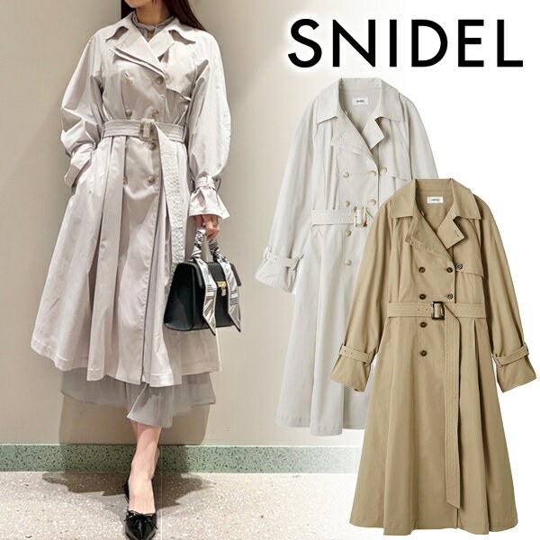 楽天市場】スナイデル SNIDEL トレンチ コート(レディース 楽天市場】スナイデル SNIDEL トレンチ コート(レディース