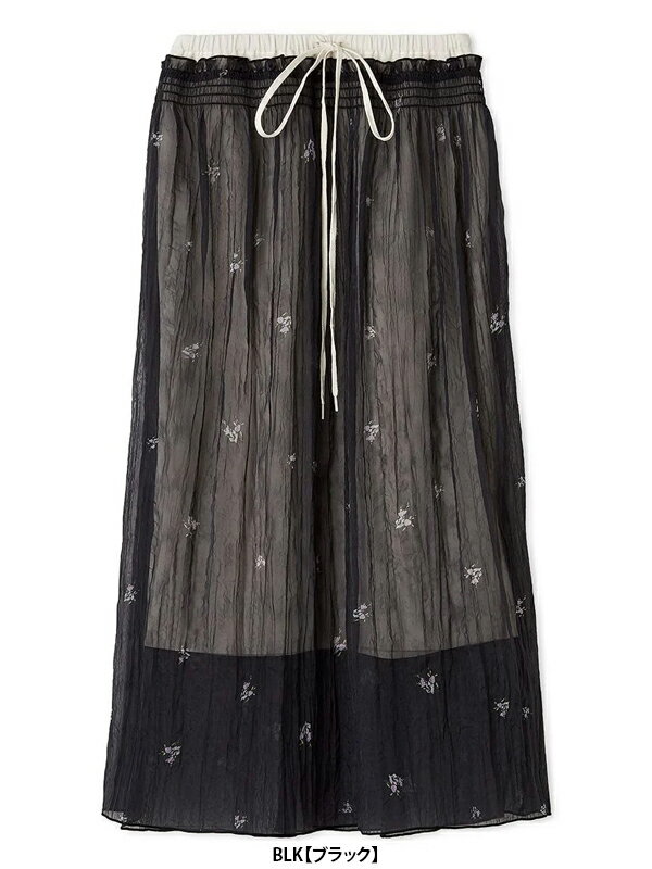 【SALE60%OFF】【即日発送】SNIDEL スナイデル ワッシャープリーツレイヤードスカート SWFS252042 25SS 2025春夏 新作 キャンセル返品不可