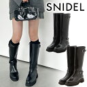 【期間限定10%OFF+エントリーでP2倍】【お盆も即日発送】SNIDEL スナイデル バリエライダースブーツ SWGS254630 25FW 2025秋冬 新作 キャンセル返品不可