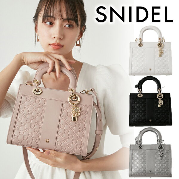 【期間限定10%OFF】【土日も即日発送】SNIDEL スナイデル パフハンドルバッグ SWGB241627 24SS 2024春夏 新作 キャンセル返品不可 あす楽