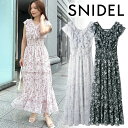 楽天セレクトショップreal【期間限定10％OFF+エントリーでP2倍】【予約商品】SNIDEL スナイデル Sustainableプリーツフリルワンピース SWFO242065 5月末～6月末入荷予定 後払い決済利用不可 24SS 2024春夏 新作 キャンセル返品不可 予約