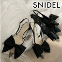 【再入荷決定】【期間限定10 OFF】【予約商品】SNIDEL スナイデル ドットメッシュリボンモチーフサンダル SWGS241681 5月中～6月中入荷予定 後払い決済利用不可 24SS 2024春夏 新作 キャンセル返品不可 予約