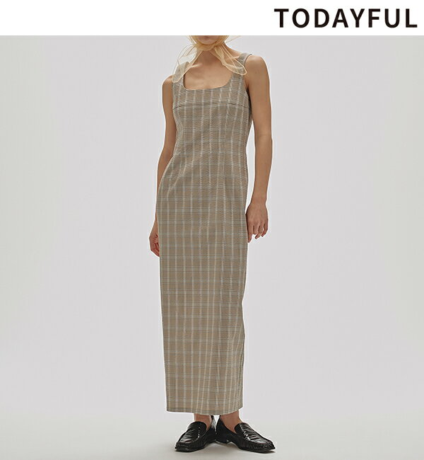 13ȯTODAYFUL ȥǥե Squareneck Pencil Dress 12510321 2025prefal...