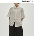 【即日発送】TODAYFUL トゥデイフル Silk100% Halfsleeve Shirts 12520413 2025prefall 2025秋 新作 キャンセル返品不可