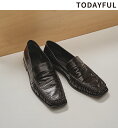 【予約商品】TODAYFUL トゥデイフル Squaretoe Gather Loafers 12521007 9月末〜10月末入荷予定 後払い決済利用不可 2...