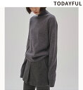 【予約商品】TODAYFUL トゥデイフル Wool Cashmere Turtle Knit 12520537 10月末~11月末入荷予定 後払い決済利用不可 2025winter 2025冬 新作 キャンセル返品不可 先行予約