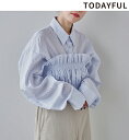 TODAYFUL トゥデイフル /Stripe Short Shirts 12410420 ストライプショートシャツ 2024Spring/Summer 2024春夏 新作 キャンセル返品不可