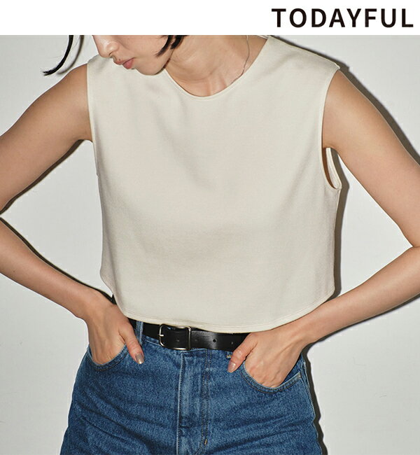 【即日発送】TODAYFUL トゥデイフル /Smooth Short Tops 12410617 ネコポス送料無料 2024Spring/Summer 2024春夏 新作 キャンセル返品不可のサムネイル
