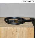 【予約商品】TODAYFUL トゥデイフル Square Plate Belt 12411026 スクエアプレートベルト 6月末～7月末入荷予定 後払い決済利用不可 2024PreFall 2024秋冬 新作 キャンセル返品不可 予約