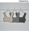 【予約商品】TODAYFUL トゥデイフル Raccoon Knit Bustier 12420502 ラクーンニットビスチェ 9月中～10月中入荷予定 後払い決済利用不可 2024PreFall 2024秋冬 新作 キャンセル返品不可 予約