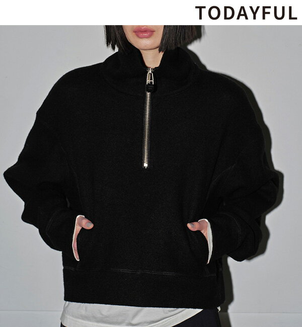 ͽʡTODAYFUL ȥǥե Halfzip Wool Pullover 12420201 ϡեåץץ륪С 910ͽ ʧԲ 2024PreFall 2024  󥻥Բ ͽ