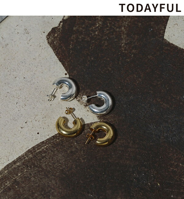 楽天セレクトショップreal【即日発送】TODAYFUL トゥデイフル Mini Hoop Pierce （Silver925） 12290901 24SS 2024春夏 新作 キャンセル返品不可