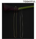 【土日も即日発送】TODAYFUL トゥデイフル Thin Necklace (Silver925) 12390902 シンネックレス ネコポス送料無料 キャンセル返品不可