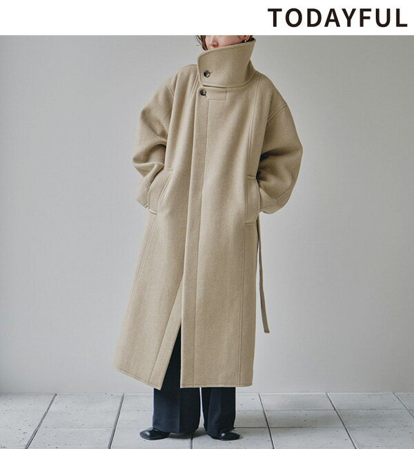 【即日発送】TODAYFUL トゥデイフル Standcollar Wool Coat 12320004 23FW 2023冬 新作 キャンセル返品不可 あす楽のサムネイル