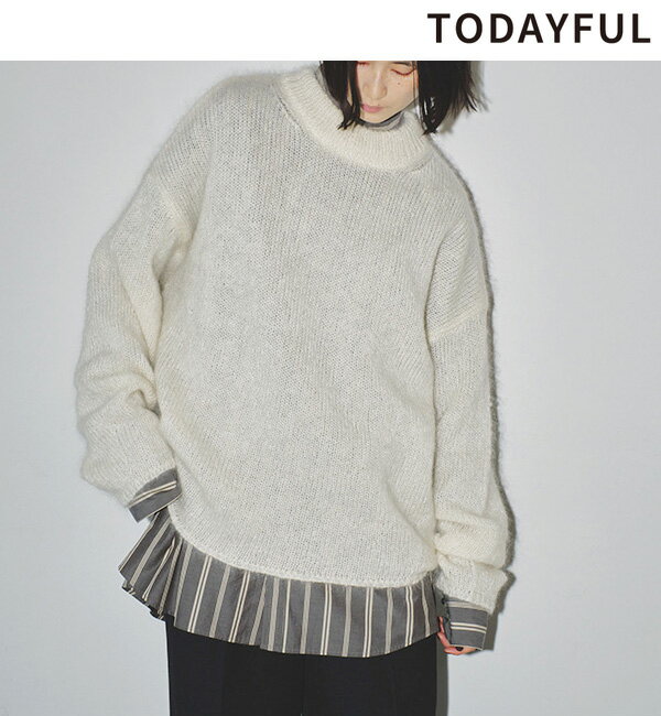 TODAYFUL トゥデイフル Kid Mohair Knit 12320533 キッドモヘアニット 23FW 2023冬 新作 キャンセル返品不可