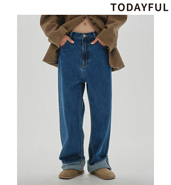 【再生産決定】【予約商品】TODAYFUL トゥデイフル Cary's Denim 12421401 キャリーズデニム 5月末〜6月末入荷予定 後払い決済利用不可 2024winter 2024秋冬 新作 キャンセル返品不可