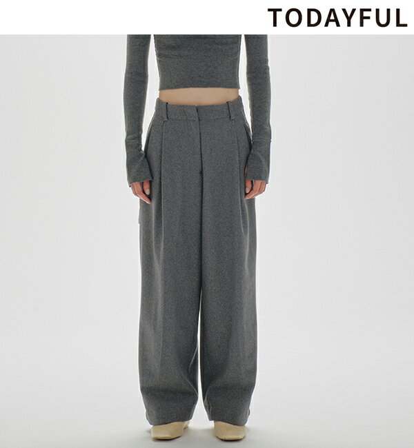 【即日発送】TODAYFUL トゥデイフル Wool Painter Pants 12420712 ウールペインターパンツ 2024winter 2024秋冬 新作 キャンセル返品不可のサムネイル