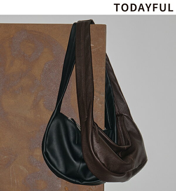 【予約商品】TODAYFUL トゥデイフル Leather Shoulder Bag 12421024 レザーショルダーバッグ 11月末〜12月末入荷予定 後払い決済利用不可 2024winter 2024秋冬 新作 キャンセル返品不可 予約のサムネイル